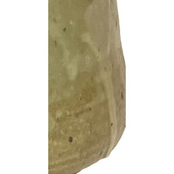 VTG Stoneware Studio Speckled Drip Glaze Beige, Maroon Brown TALL Pitcher - Picture 14 of 14